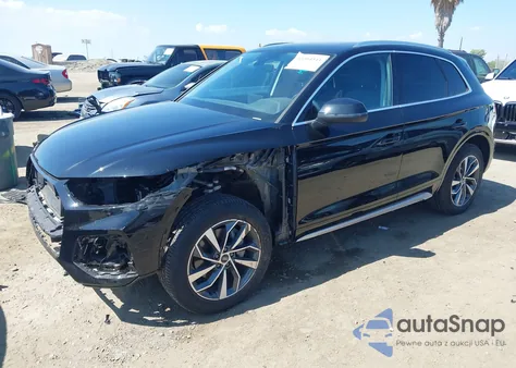 2023 Audi Q5 S Line Premium Plus z USA, uszkodzony, nr VIN WA1EAAFY7P2117850